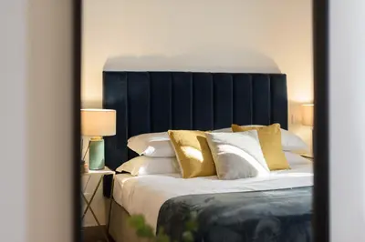 Letto o letti in una camera di Apartments Florence- Faenza Terrace