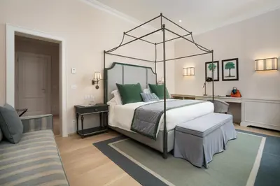 Letto o letti in una camera di Principe Ludovico - La Dimora degli Affreschi Florence