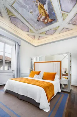 Letto o letti in una camera di Duchessa Sofia - La Dimora degli Affreschi Florence