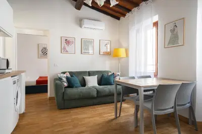 Area soggiorno di Moro Apartment
