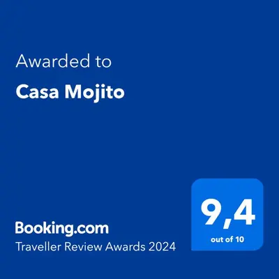 Certificato, attestato, insegna o altro documento esposto da Casa Mojito