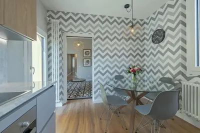 Cucina o angolo cottura di Apartments Florence - Flamingo with santa croce view
