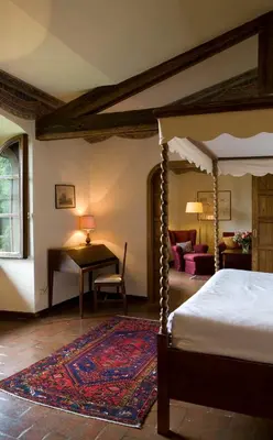 Letto o letti in una camera di Hotel Torre di Bellosguardo