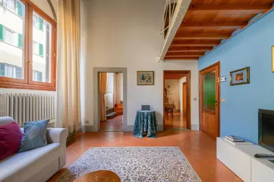 Area soggiorno di Firenze Rentals Dodi Duomo