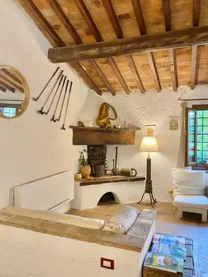 Letto o letti in una camera di Berenice in Chianti - Authentic Tuscan Country House