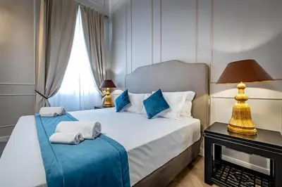 Letto o letti in una camera di Residenza d'epoca Poliziano