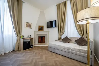 TV o dispositivi per l'intrattenimento presso Residenza d'epoca Poliziano