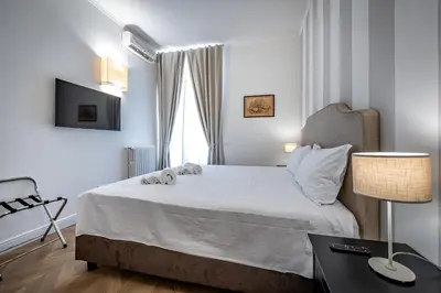 Letto o letti in una camera di Residenza d'epoca Poliziano