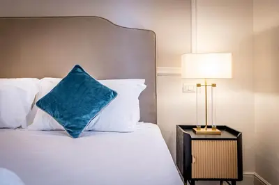 Letto o letti in una camera di Residenza d'epoca Poliziano