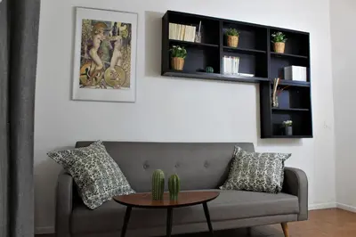 Area soggiorno di Crystal Ship Apartments