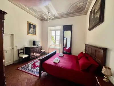 Letto o letti in una camera di Villa with Exclusive Garden in Rignano, Tuscany