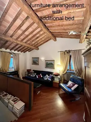 Area soggiorno di Casa degli Ori