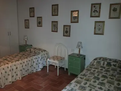 Letto o letti in una camera di Agriturismo Lucciano