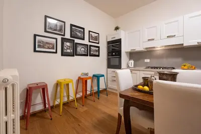 Cucina o angolo cottura di Keys of Italy - Benci 20 Terratetto - Big apartment nearby Santa Croce