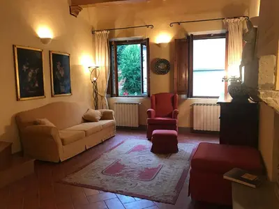 Area soggiorno di Casa Allegri, Nel Cuore di Firenze
