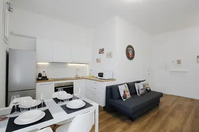 Cucina o angolo cottura di Apt Casa Giotto