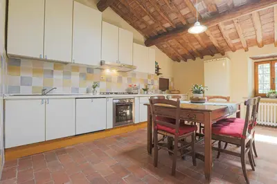 Cucina o angolo cottura di Casale La Fornace nel Chianti