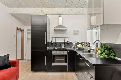 Cucina o angolo cottura di GOLDEN LUXE - Penthouse in Duomo view of Brunelleschi's dome
