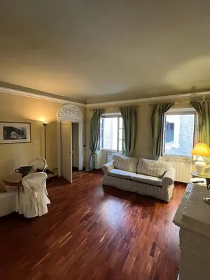 Letto o letti in una camera di Palazzo Bianchini