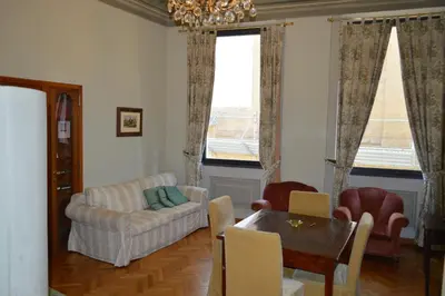 Area soggiorno di Palazzo Bianchini