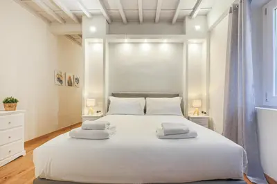 Letto o letti in una camera di Apartments Florence - Silver Glow