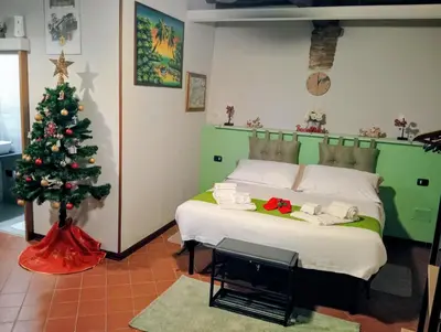Letto o letti in una camera di La Porta Rossa