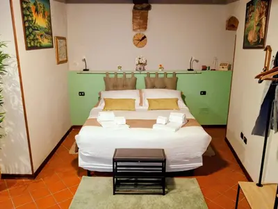 Letto o letti in una camera di La Porta Rossa