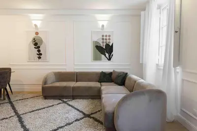 Area soggiorno di LVL apartments by MMega