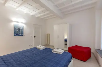 Letto o letti in una camera di Friends Of Florence