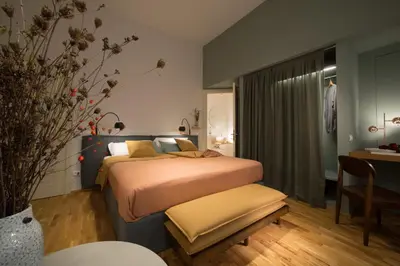 Letto o letti in una camera di B&B Santa Maria del Fiore