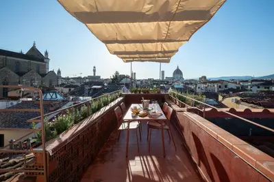 Balcone o terrazza di Rooftop Wonder Terraces Apartment