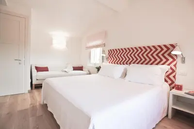 Letto o letti in una camera di Poggio Baronti B&B