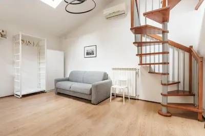 Area soggiorno di Window on the Arno II Netflix, WiFi, AC