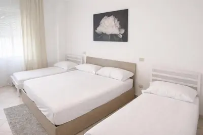 Letto o letti in una camera di Da Giulia