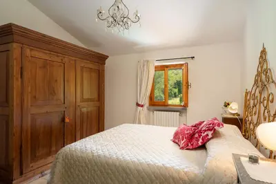Letto o letti in una camera di Villa La Fornace