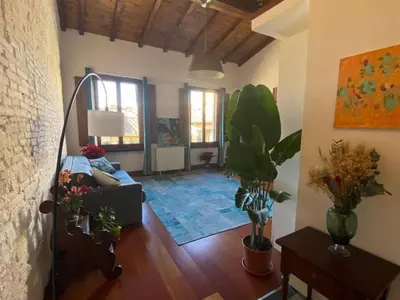 Letto o letti in una camera di Cozy apartment in Oltrarno area