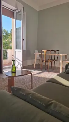Area soggiorno di San Frediano Sunset Apartment