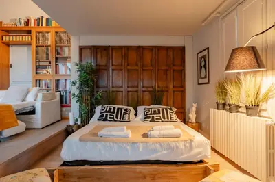 Letto o letti in una camera di Luxury-Penthouse 50 mt da Pontevecchio - By MOIS Collection