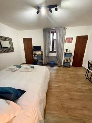 Letto o letti in una camera di Guelfa63 - Deliziosa Suite nel cuore di Firenze