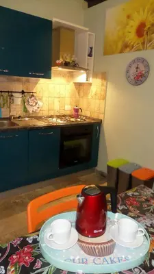 Cucina o angolo cottura di La Piccola Maison Firenze intera casa indipendente Careggi Rifredi