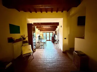 TV o dispositivi per l'intrattenimento presso Residence with Pool in the Tuscan Hills
