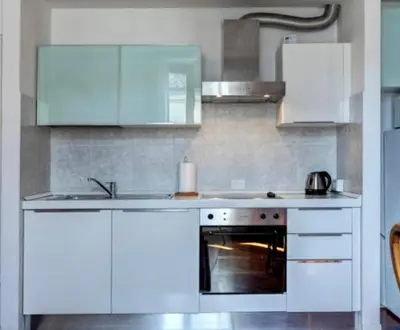 Cucina o angolo cottura di Elegant accommodation near the center and nature