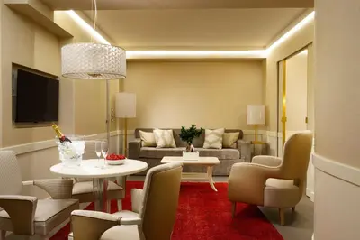 Area soggiorno di Ponte Vecchio Suites & Spa