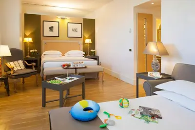 Letto o letti in una camera di Starhotels Tuscany
