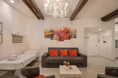 Area soggiorno di Florence Little Suite - Sweet Dreams in Florence