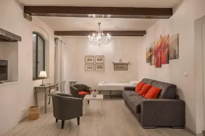 Area soggiorno di Florence Little Suite - Sweet Dreams in Florence