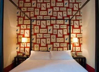 Letto o letti in una camera di Nove Guest House