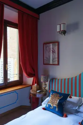 Letto o letti in una camera di Hotel Hermitage