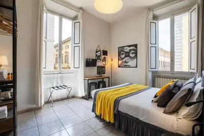 Letto o letti in una camera di 3B Firenze Centro