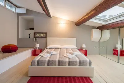 Letto o letti in una camera di Serragli Loft